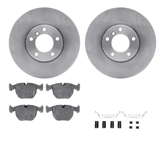R1 Concepts WFWH1-31041 E- Line Series Brake Rotor W/ Ceramic Brake Pads & Hdw